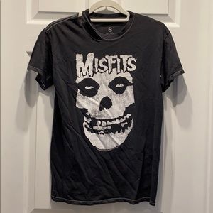 Vintage style distressed misfits tee